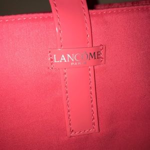 Lancôme bright pink bag